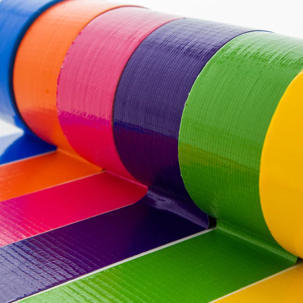 BAZIC 1.88" X 10 Yard Assorted Fluorescent Colored Duct Tape Sold in 36 Units