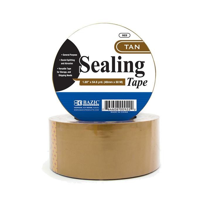 BAZIC 1.88" X 54.6 Yards Tan Packing Tape Sold in 36 Units