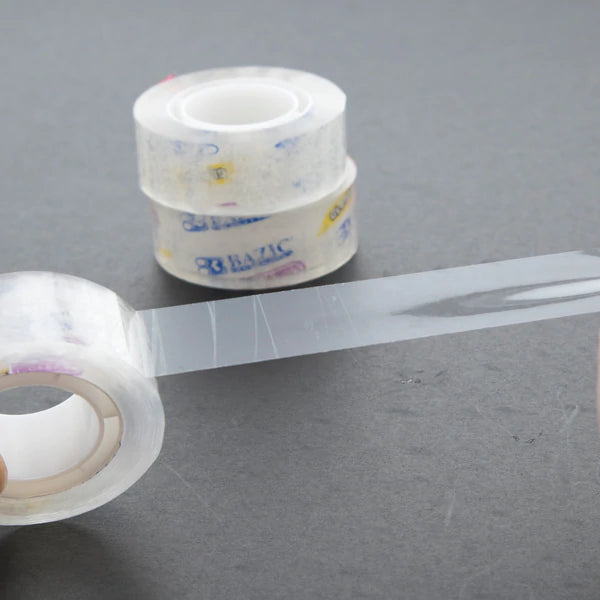 BAZIC 3/4" X 1000" Crystal Clear Tape Refill (3/Pack) Sold in 24 Units