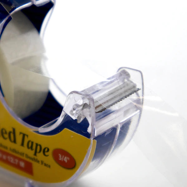 BAZIC 3/4" X 500" Double Sided Permanent Tape w/ Dispenser Sold in 24 Units