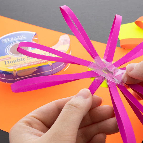 BAZIC 3/4" X 500" Double Sided Permanent Tape w/ Dispenser Sold in 24 Units