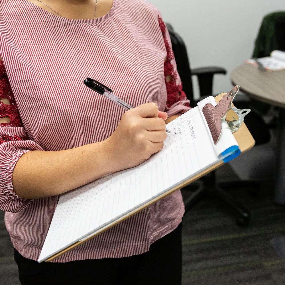 BAZIC 50 Ct. 8.5" X 11.75" White Perforated Writing Pad Sold in 48 Units