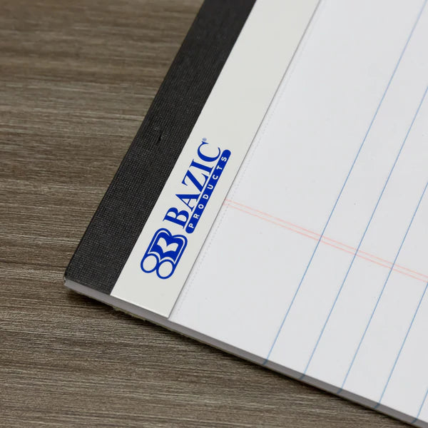 BAZIC 50 Ct. 5" X 8" White Jr. Perforated Writing Pad (3/Pack) Sold in 24 Units