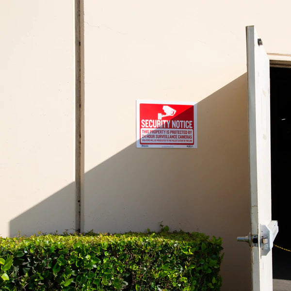 BAZIC 9" X 12" No Trespassing Sign Sold in 24 Units