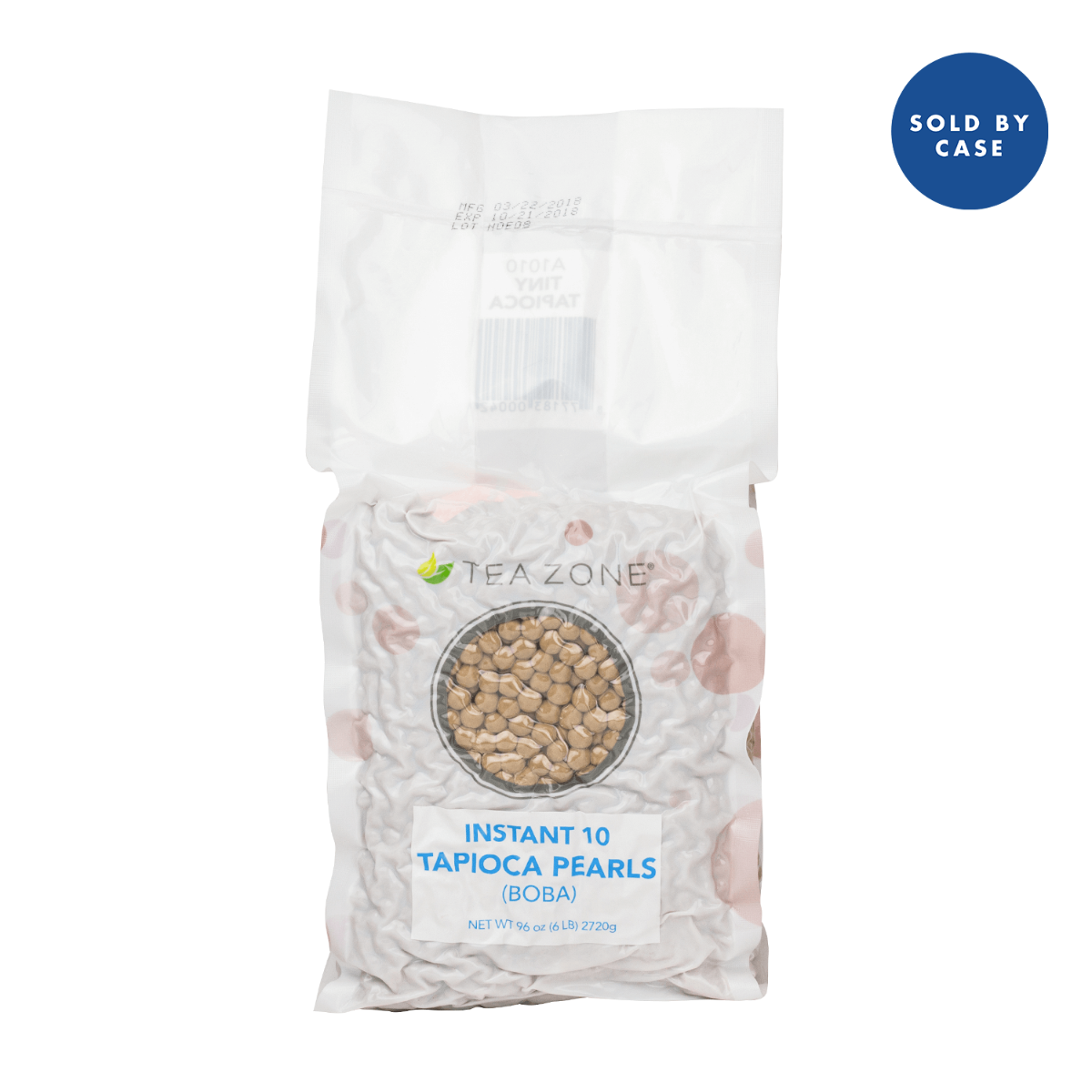 Tea Zone Instant 10 Tapioca Pearls (Boba) - Case (6 bags)