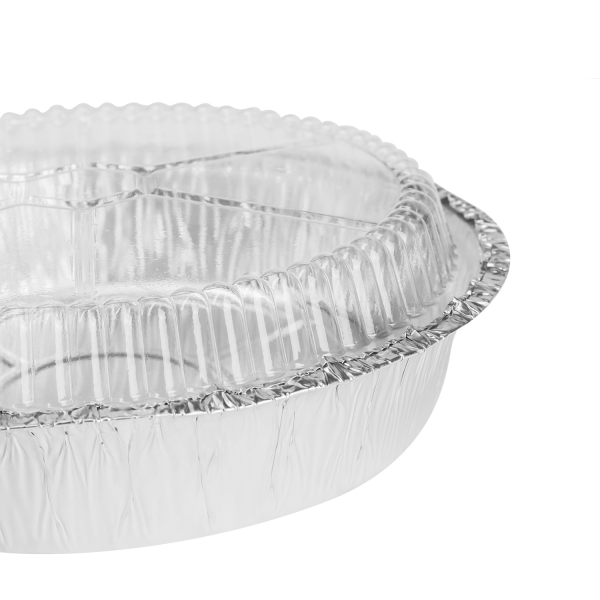 Karat 8" Round Aluminum Foil Containers, AF-CR08