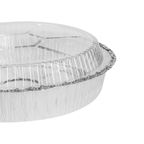 Karat 9" Round Aluminum Foil Containers, AF-CR09