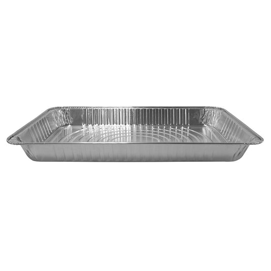 Karat Full Size Standard Aluminum Foil Medium Depth Steam Table Pans - 50 ct