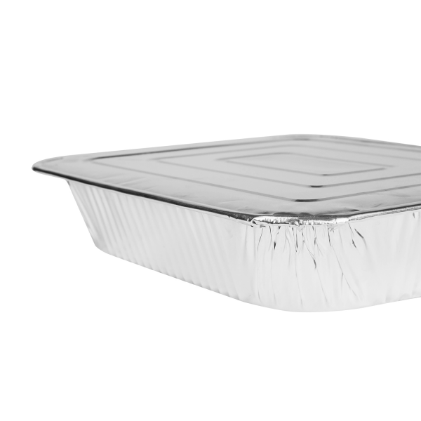 Karat Full Size Standard Aluminum Foil Medium Depth Steam Table Pans - 50 ct
