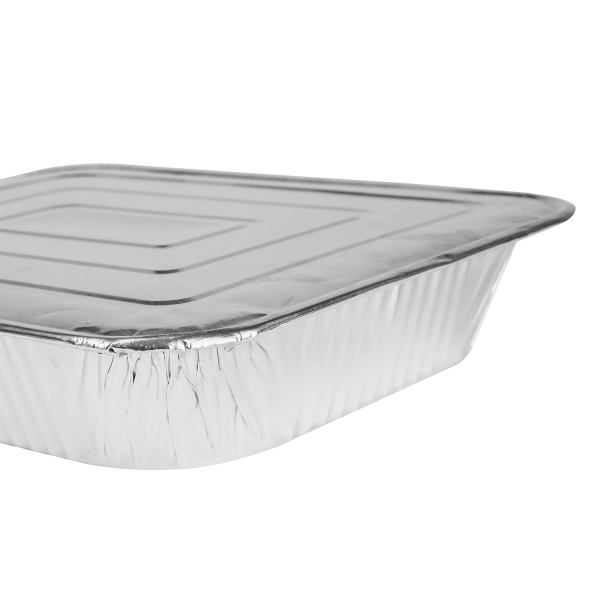 Karat Full Size Standard Aluminum Foil Medium Depth Steam Table Pans - 50 ct