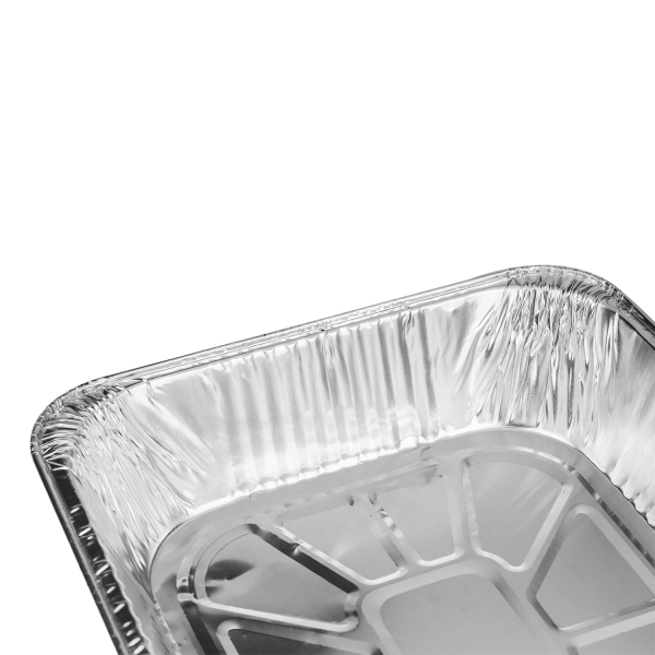 Karat Full Size Standard Aluminum Foil Medium Depth Steam Table Pans - 50 ct