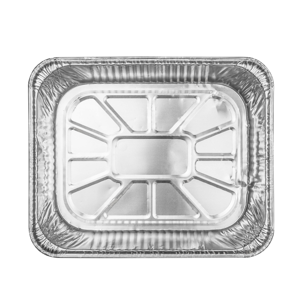 Karat Half Size Standard Aluminum Foil Deep Steam Table Pans - 100 ct