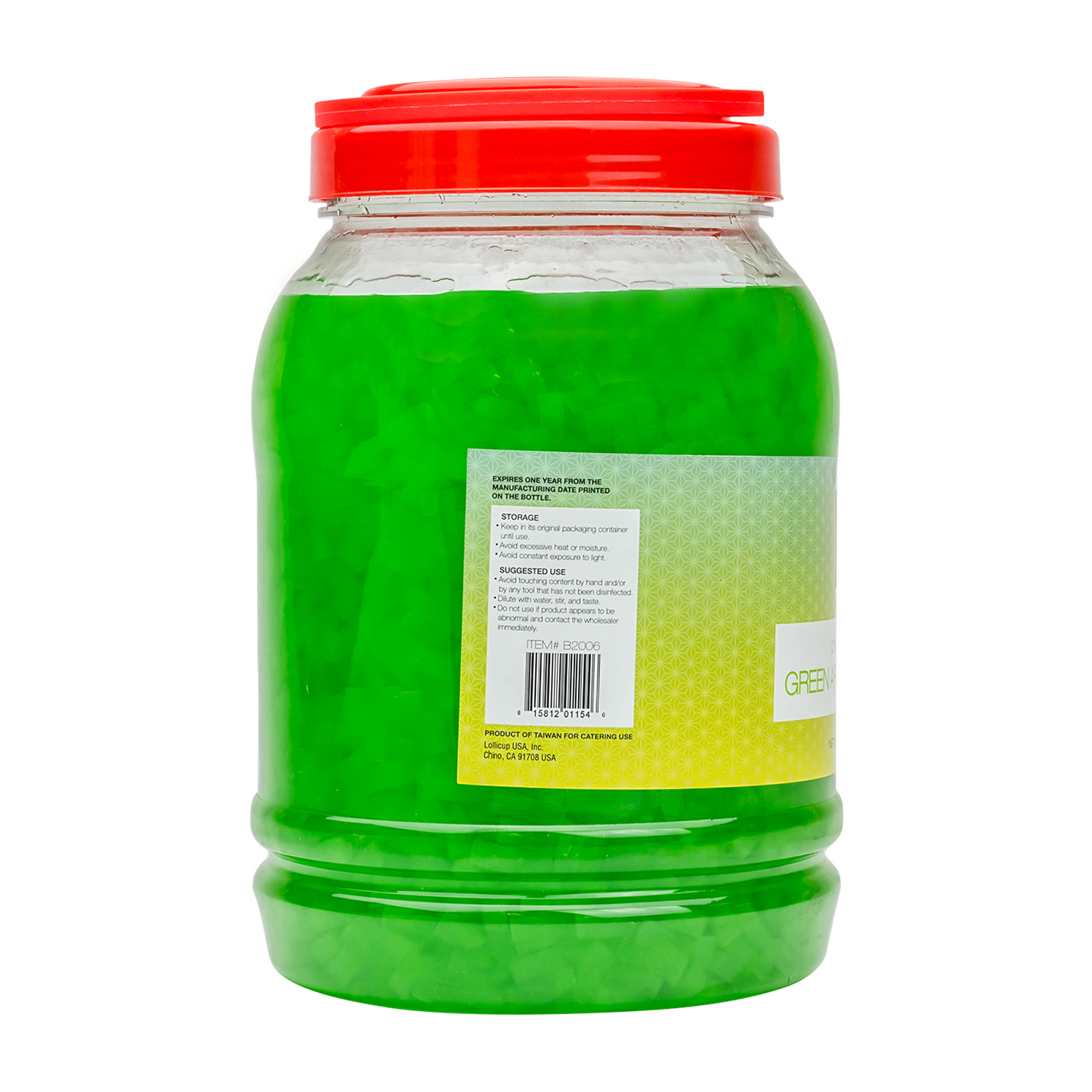 Tea Zone Green Apple Coconut Jelly (8.5 lbs) Case Of 4