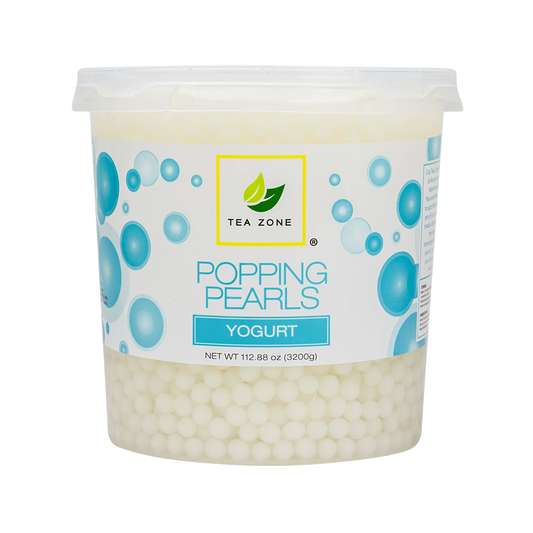 Tea Zone Yogurt Popping Pearls (7 lbs) case of 4