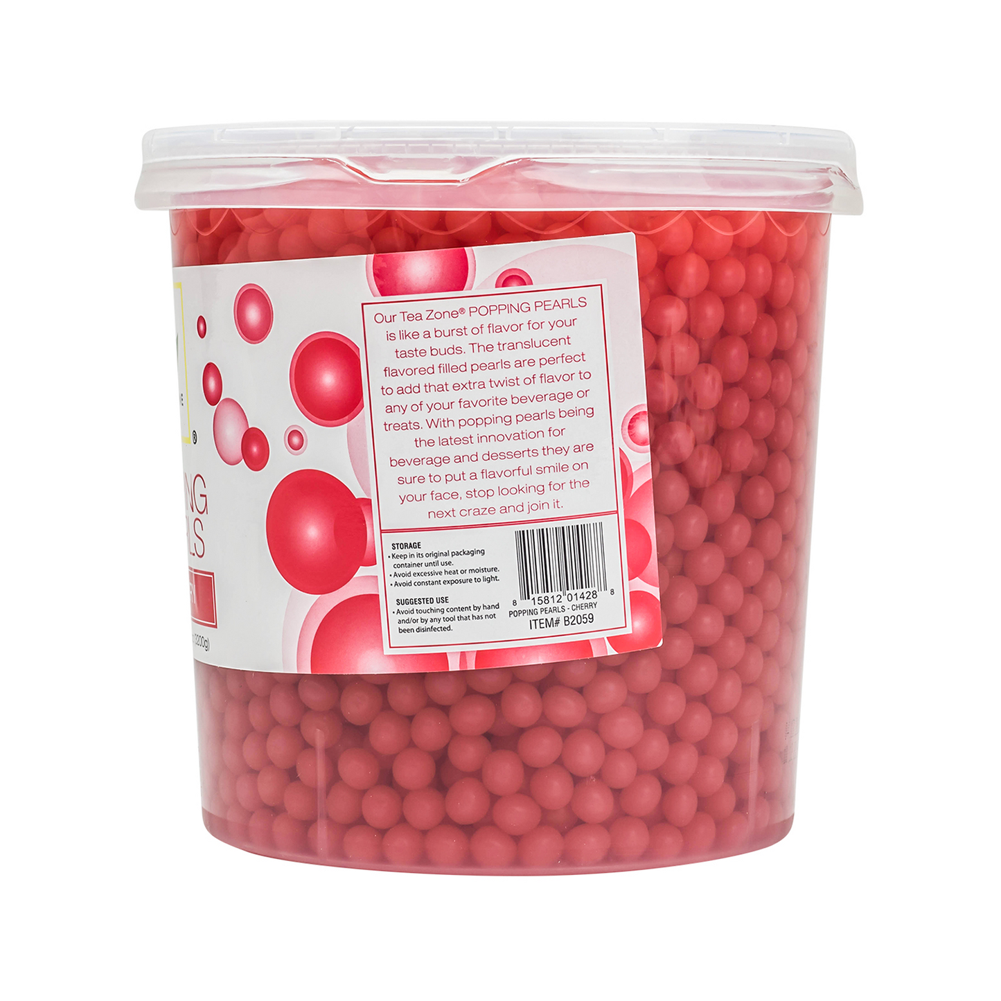 Tea Zone Cherry Popping Pearls (7 lbs) Case of 4 B2059