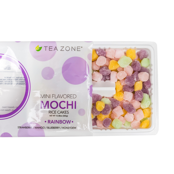 Tea Zone Rainbow Mini Mochi - Case Of 25