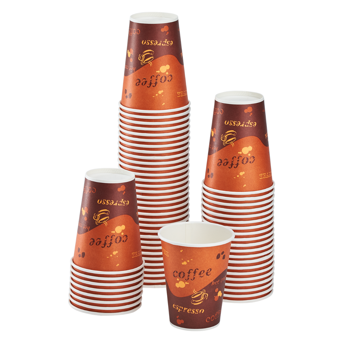 Karat 8oz Paper Hot Cups - Coffee (80mm) - 1,000 ct