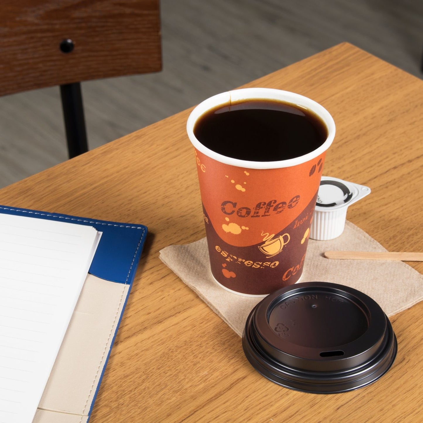 Karat 8oz Paper Hot Cups - Coffee (80mm) - 1,000 ct