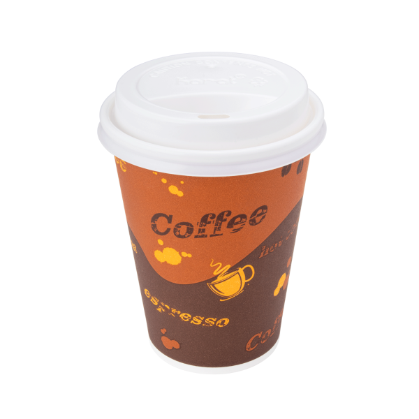 Karat 12oz Paper Hot Cups - Coffee (90mm) - 1,000 ct