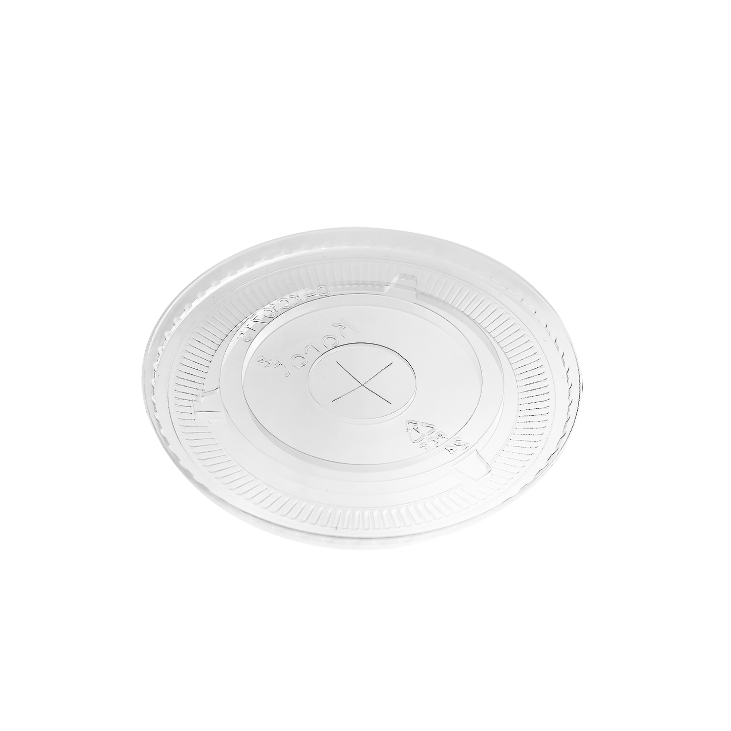 Karat 107mm PET Plastic Flat Lids - 500 ct