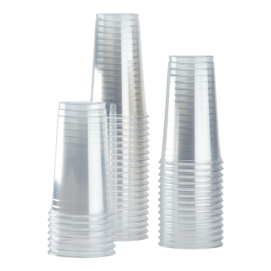 Kingston 32oz PET Plastic Cold Cups (107mm) - 500 ct