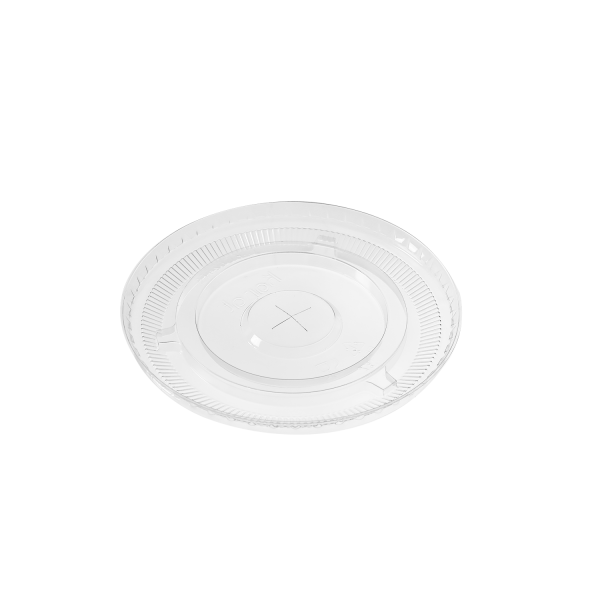 Karat 98mm PET Plastic Flat Lids - 1,000 ct