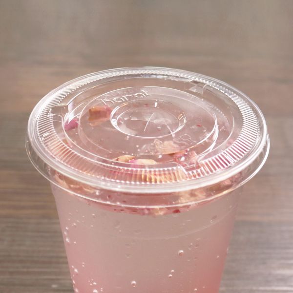 Karat 98mm PET Plastic Flat Lids - 1,000 ct