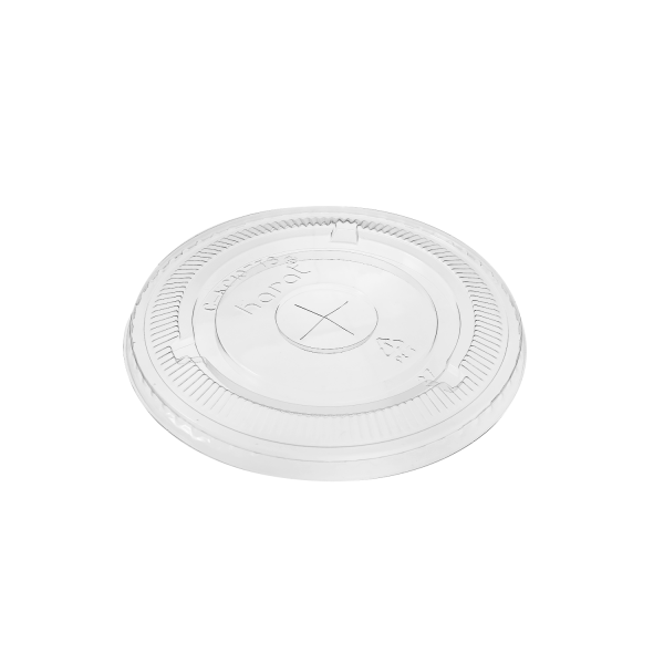 Karat 104.5mm PET Plastic Flat Lids - 600 ct