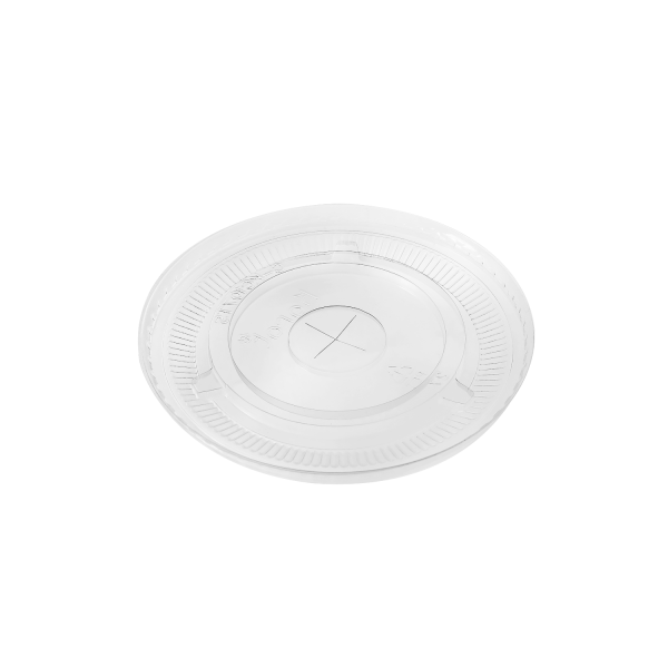 Karat 104.5mm PET Plastic Flat Lids - 600 ct