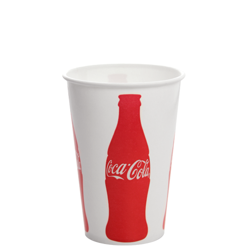 Karat 16oz Paper Cold Cups - Coca Cola (90mm) - 1,000 ct