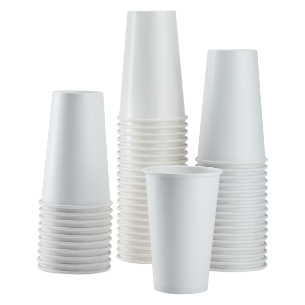 Karat 16oz Paper Cold Cup - White (90mm) - 1,000 ct