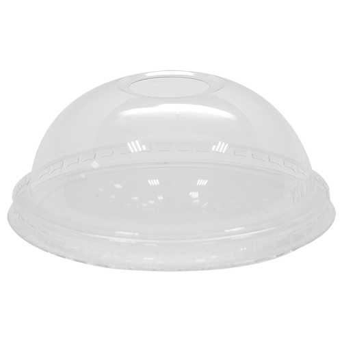 Karat 104.5mm PET Dome Lids for Paper Cold Cups- 600 ct