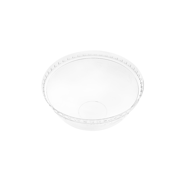 Karat 98mm PET Dome Lids - No Hole - 1,000 ct