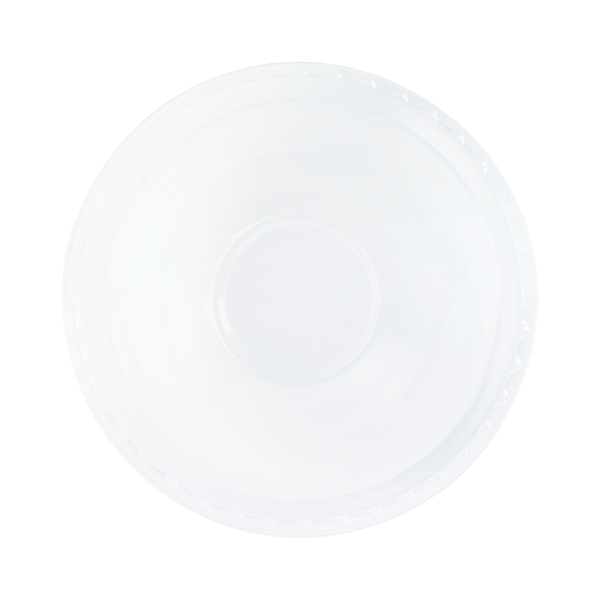Karat 90mm PET Plastic Dome Lids - No Hole - 1,000 ct