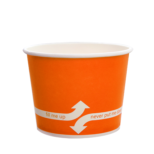 Karat 12oz Food Containers - Orange (100mm) - 1,000 ct, C-KDP12 (ORANGE)