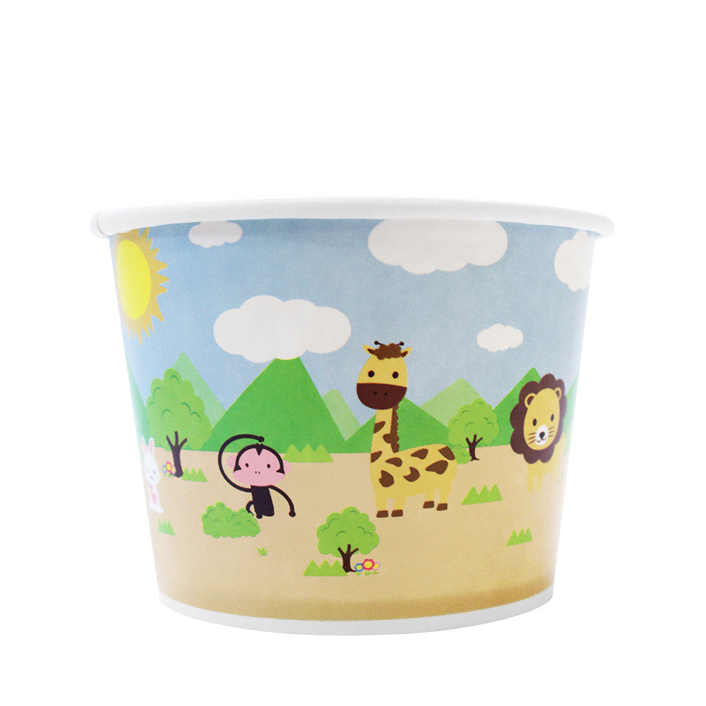 Karat 12oz Food Containers - Safari (100mm) - 1,000 ct, C-KDP12 (Safari)