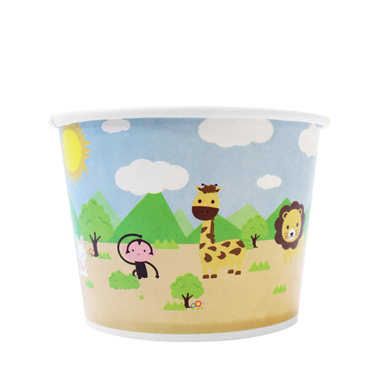 Karat 12oz Food Containers - Safari (100mm) - 1,000 ct, C-KDP12 (Safari)