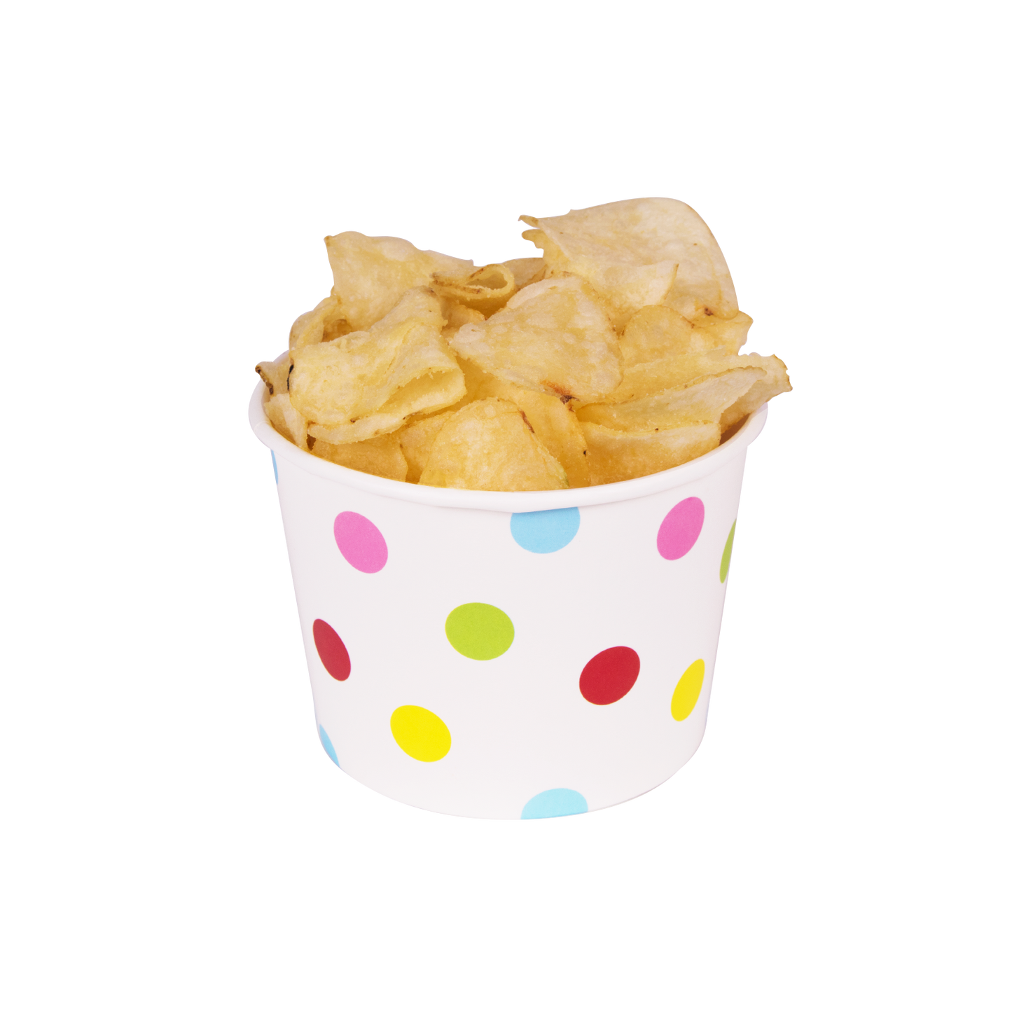 Karat 12oz Paper Food Containers - Dots (100mm) - 1,000 ct, C-KDP12 (Dots)
