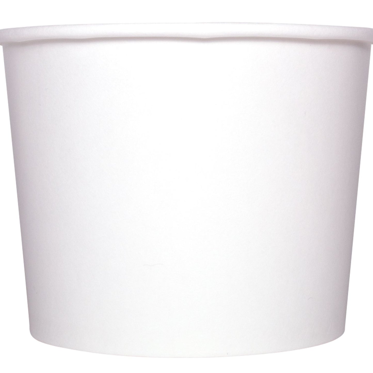Karat 16oz Paper Food Containers - White (112mm) - 1000 ct
