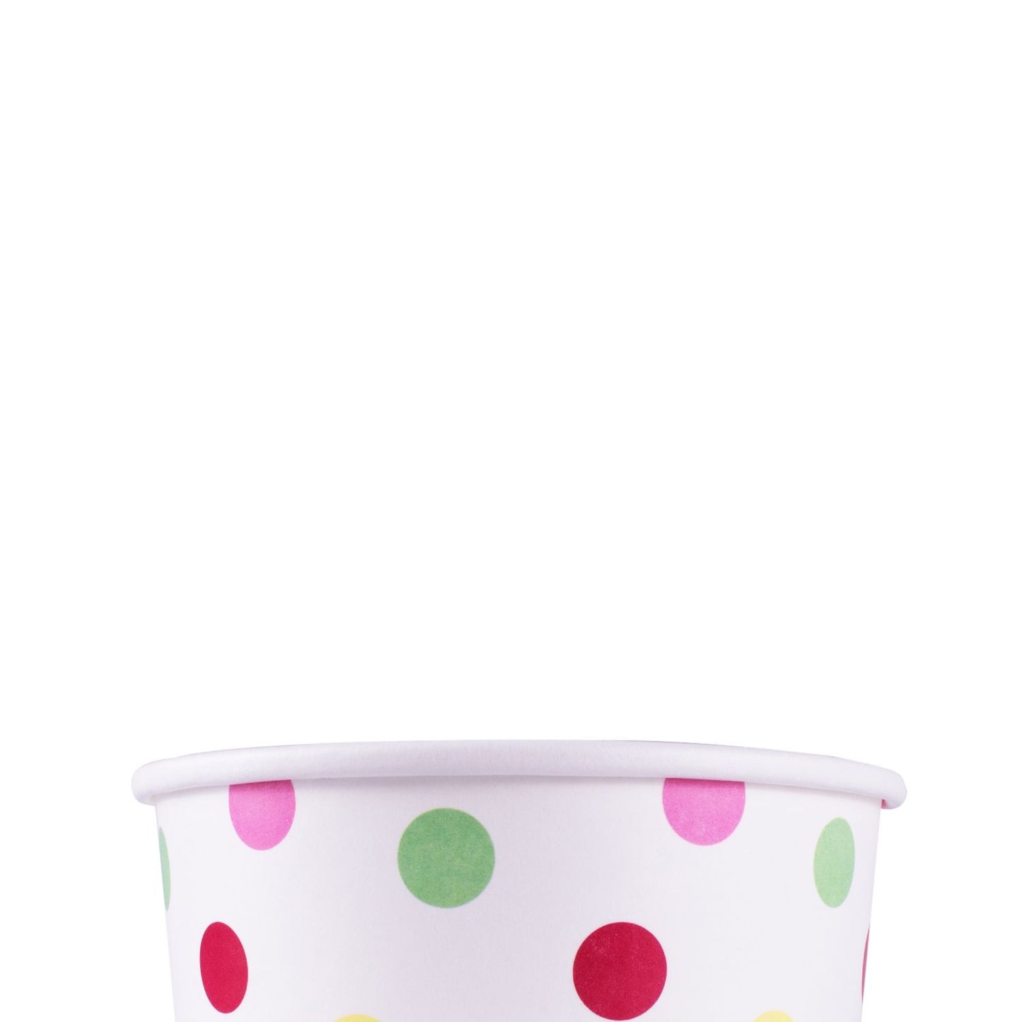 Karat 20oz Paper Food Containers - Dots (127mm) - 600 ct, C-KDP20 (Dots)