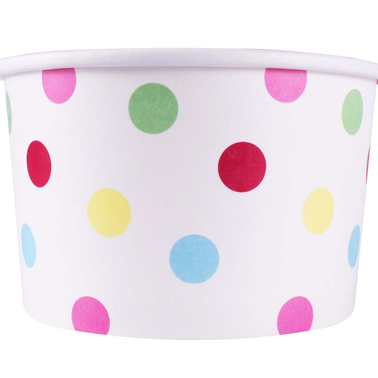 Karat 20oz Paper Food Containers - Dots (127mm) - 600 ct, C-KDP20 (Dots)