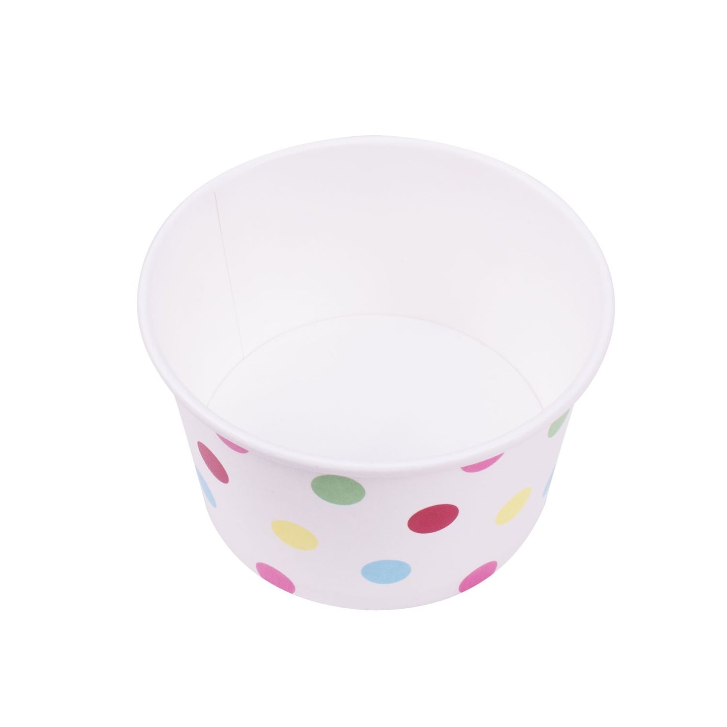 Karat 20oz Paper Food Containers - Dots (127mm) - 600 ct, C-KDP20 (Dots)