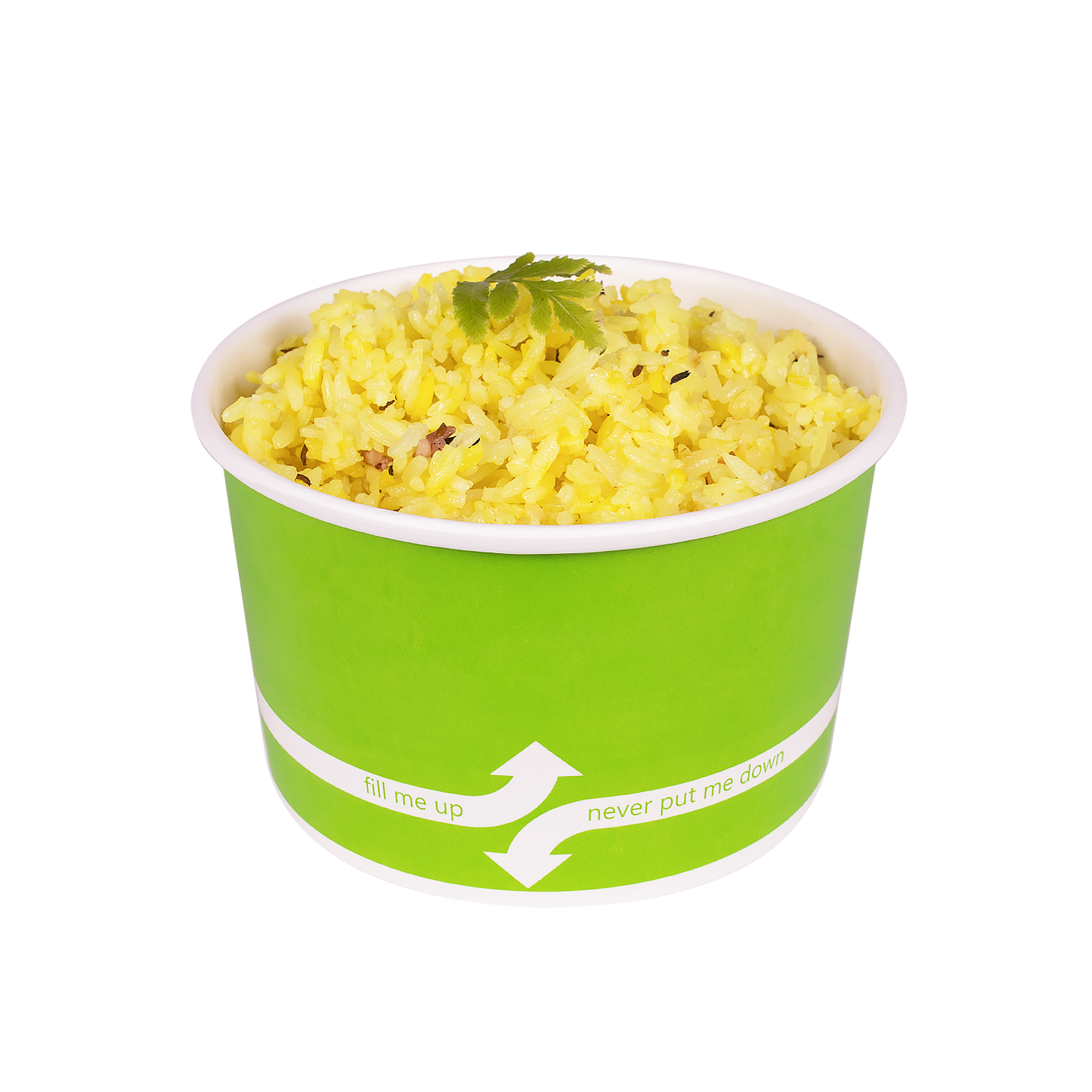 Karat 20oz Paper Food Containers - (127mm) - 600 ct, C-KDP20 (GREEN)