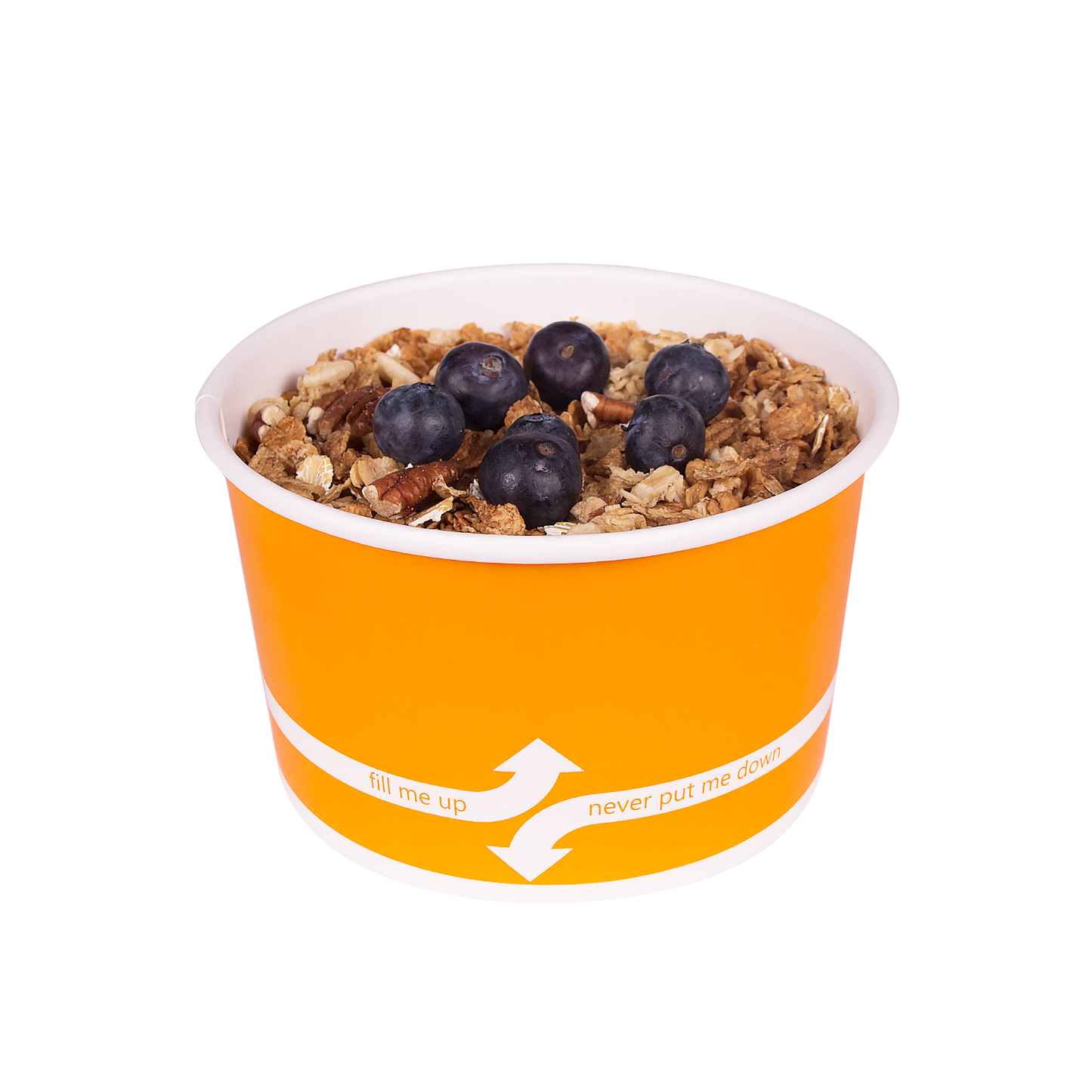 Karat 20oz Food Containers - Orange (127mm) - 600 ct, C-KDP20 (ORANGE)