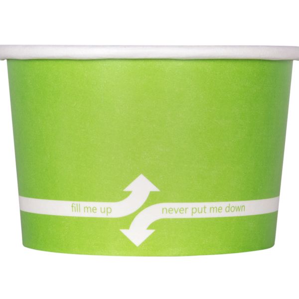 Karat 4oz Food Containers - Green (76mm) - 1,000 ct, C-KDP4 (GREEN)
