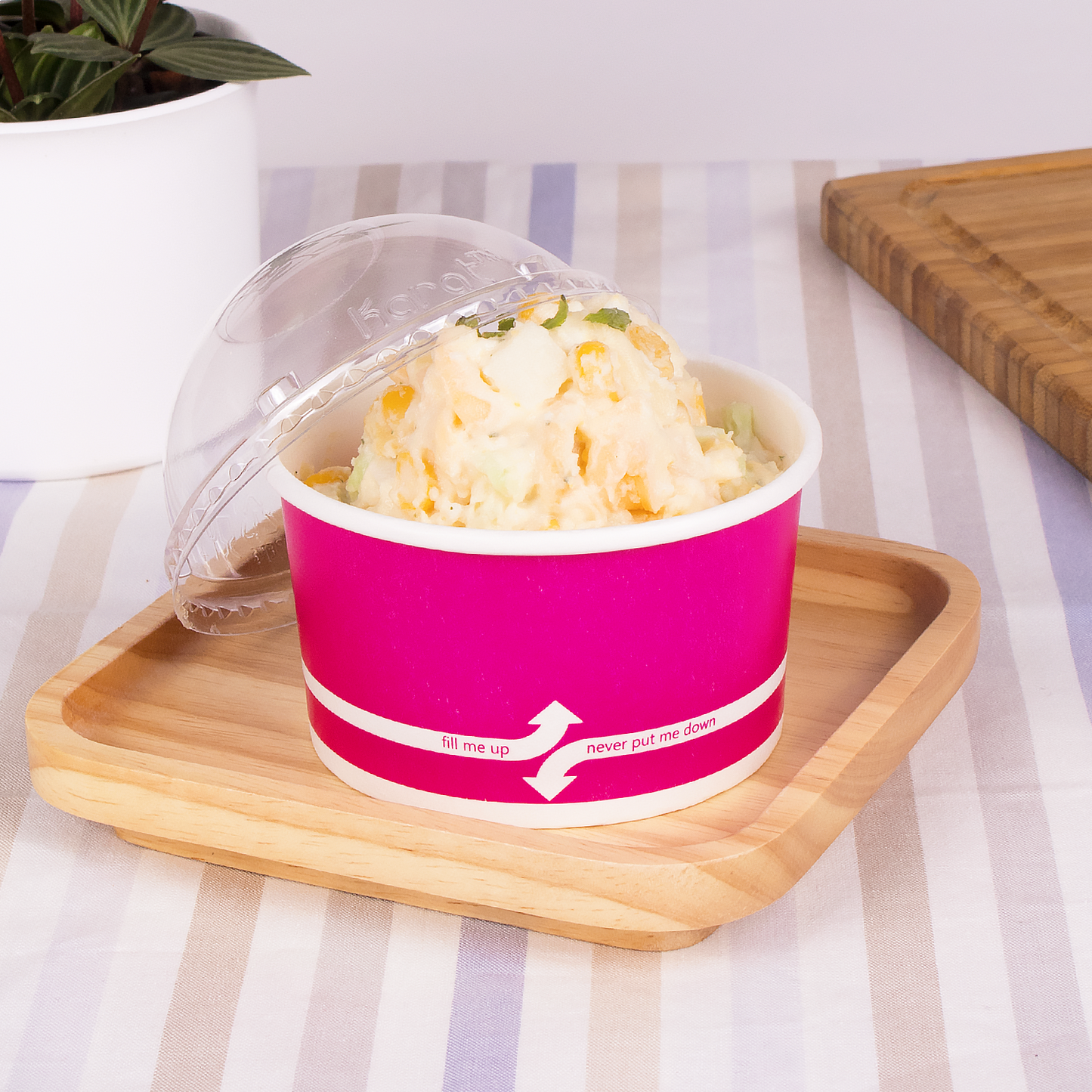 Karat 5oz Food Containers - Pink (87mm) - 1,000 ct, C-KDP5 (PINK)