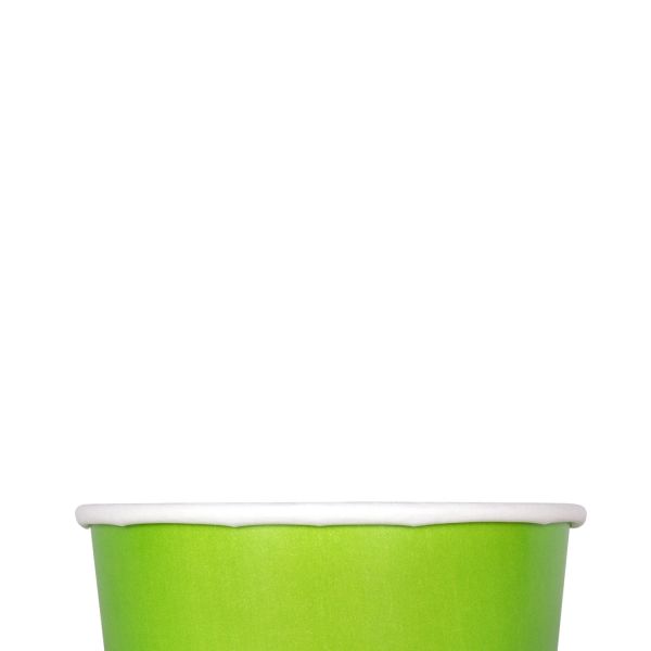 Karat 6oz Paper Food Containers - Green (96mm) - 1,000 ct, C-KDP6 (Green)