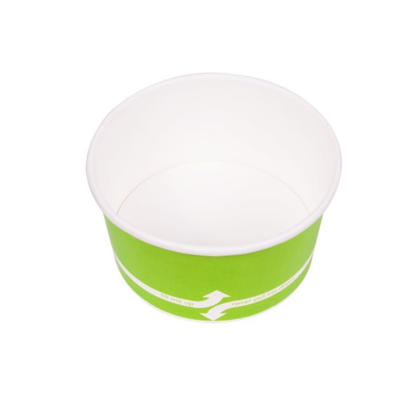 Karat 6oz Paper Food Containers - Green (96mm) - 1,000 ct, C-KDP6 (Green)