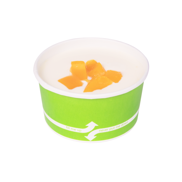 Karat 6oz Paper Food Containers - Green (96mm) - 1,000 ct, C-KDP6 (Green)