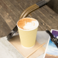 Karat 12oz Ripple Paper Hot Cups - Kraft (90mm) - 500 ct